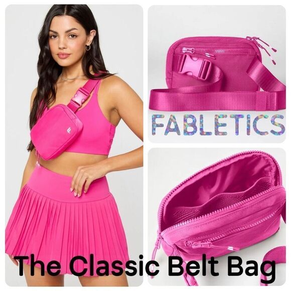 Fabletics Handbags - The Belt Bag Classic Berry Blast Pink Crossbody Sling Hip Pack Fanny Pack NWT